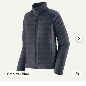 Patagonia navy Blue Women's down sweater jacket